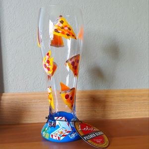 Lolita Pilsner Glass Pizza Retired Design